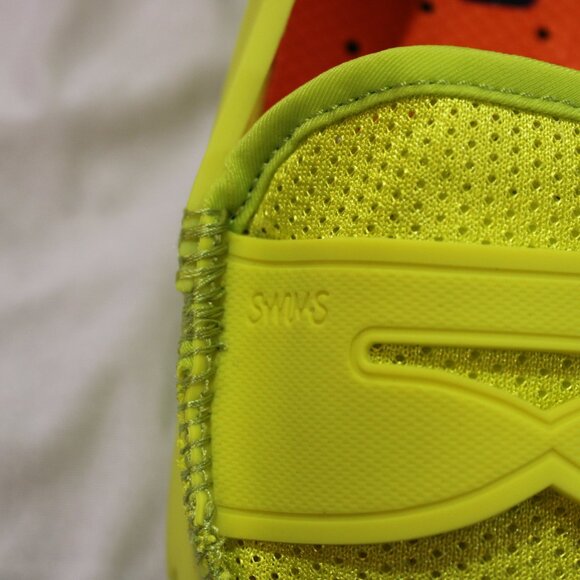 SWIMS Penny Loafers Neon Yellow Size 7 NWB display picture 3